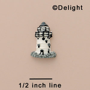 5106 - Light House Mini - Resin Decoration (12 per package)