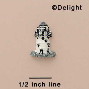 5106 - Light House Mini - Resin Decoration (12 per package)