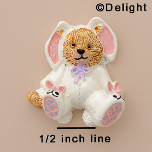 5116 - Bear Bunny Suit Medium - Resin Decoration (12 per package)