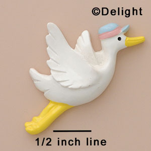 5169* - Stork Large (Left & Right) - Resin Decoration (12 per package)