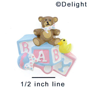 5176 - Baby Collage Multi Large - Resin Decoration (12 per package)