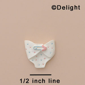 5195 - Diaper Multi Mini - Resin Decoration (12 per package)