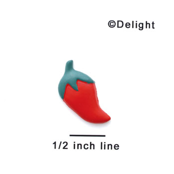 5458 - Jalapeno Small Matte - Resin Decoration (12 per package)