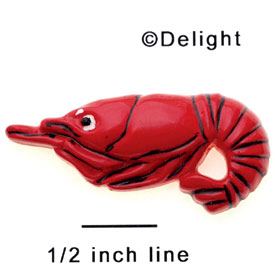 9201 - Shrimp Red - Resin Decoration (12 per package)