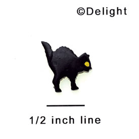 9229* - Cat Black Mini (Left & Right) - Resin Decoration (12 per package)
