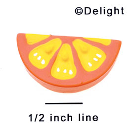9279 - Orange - Resin Decoration (12 per package)