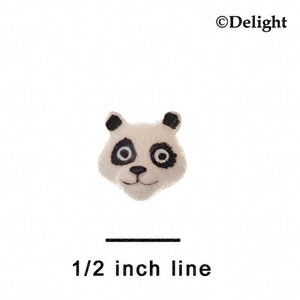 9305 - Panda Face Mini - Resin Decoration (12 per package)