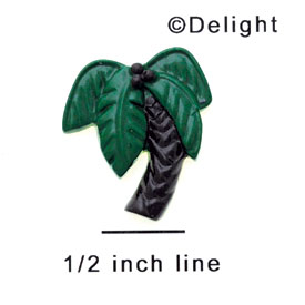 9310 - Palm Tree Brown Mini (Left & Right) - Resin Decoration (12 per package)