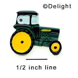 9401 tlf - Tractor Green Medium (Left & Right) - Resin Decoration (12 per package)