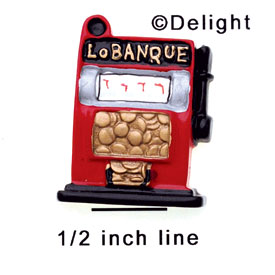 9406 tlf - Slot Machine Red Medium - Resin Decoration (12 per package)