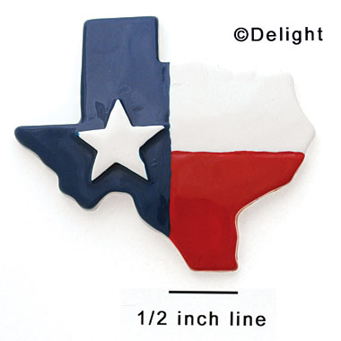 9485 ctlf - Texas Lone Star Jumbo - Resin Decoration (12 per package)