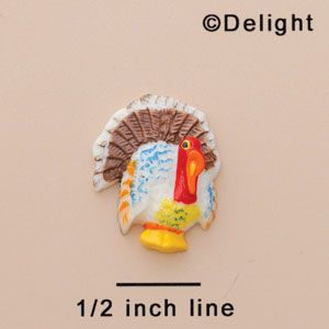 9499* tlf - Turkey Washed Mini (Left & Right) - Resin Decoration (12 per package)