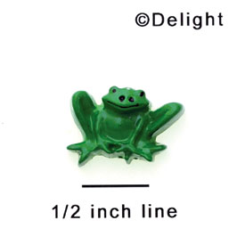 9517 ctlf - Frog Front Mini - Resin Decoration (12 per package)
