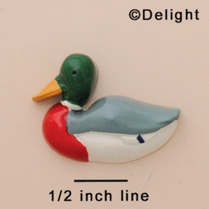 9558 - Duck Mallard Medium (Left & Right) - Resin Decoration (12 per package)