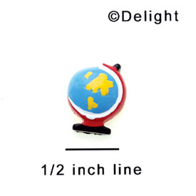 9732 - Globe Stand Mini - Resin Decoration (12 per package)