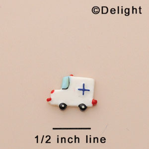 9741 - Ambulance Cross Mini - Resin Decoration (12 per package)