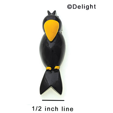 9822 ctlf - Bird Crow Front Large - Resin Decoration (12 per package)