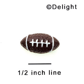 9866 ctlf - Football Mini - Resin Decoration (12 per package)