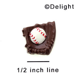 9868 - Baseball Glove Mini - Resin Decoration (12 per package)
