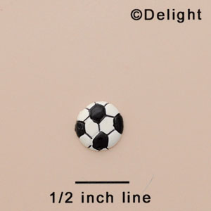 9886 tlf - Soccer ball Mini - Resin Decoration (12 per package)