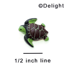 9931 - Sea Turtle Mini - Resin Decoration (12 per package)