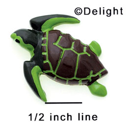 9932 - Sea Turtle Medium - Resin Decoration (12 per package)
