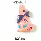 9976* - Coyote Assorted Mini (Left & Right) - Resin Decoration (12 per package)