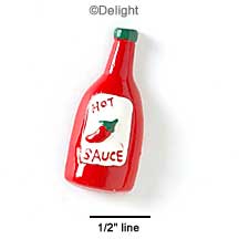 9995 - Hot Sauce Bottle Medium - Resin Decoration (12 per package)