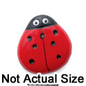 0032C ctlf - Ladybug Red Medium - Resin Decoration (12 per package)