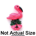 0057D* tlf - Flamingo Pink Mini (Left & Right) - Resin Decoration (12 per package)