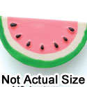 0066A - Watermelon Slice Hot Pink Medium - Resin Decoration (12 per package)