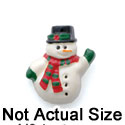 0067A* tlf - Snowman Waving Mini (Left & Right) - Resin Decoration (12 per package)