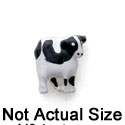 0070A* - Cow Black White Mini (Left & Right) - Resin Decoration (12 per package)