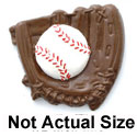 0097C ctlf - Baseball Glove Ball Medium - Resin Decoration (12 per package)