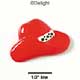 0265* - Cowboy Hat Red Cowhide (Left & Right) - Resin Decoration (12 per package)