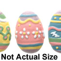 0281 - Easter Egg - Fancy Pastel Assort - Resin Decoration (12 per package)