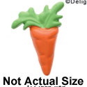 0283A - Large Orange Carrot - Resin Decoration (12 per package)