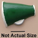 0305* ctlf - Megaphone Green (Left & Right) - Resin Decoration (12 per package)