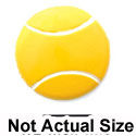 0375 - Tennis Ball - Yellow Medium - Resin Decoration (12 per package)