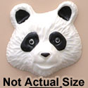 0392 - Panda - Face Large - Resin Decoration (12 per package)