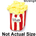 0396 - Popcorn - Bag Red White - Resin Decoration (12 per package)