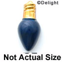 0457A - Light Gold Blue Medium - Resin Decoration (12 per package)