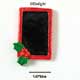 0468 - Slate - Blank Holly - Resin Decoration (12 per package)