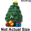 0474 - Christmas Tree - Green Medium - Resin Decoration (12 per package)