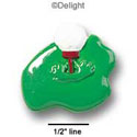 0500 - Golf Tee - Medium - Resin Decoration (12 per package)