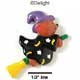 0531* - Witch Bear Broom Large (Left & Right) - Resin Decoration (12 per package)
