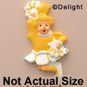0556* - Cheerleader Yellow Blonde (Left & Right) - Resin Decoration (12 per package)