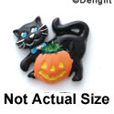 0568 - Cat - Jack O'Lantern - Resin Decoration (12 per package)