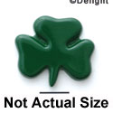 0671 - Shamrock - Medium - Resin Decoration (12 per package)