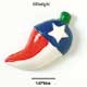 0675* - Jalapeno Texas Lone Star (Left & Right) - Resin Decoration (12 per package)